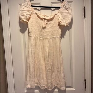 Roxy Cream Casual Dress